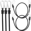 Bungee Cords with Hooks High Elasticity Rope for Motorcycle Bicycle Cargo Tie Down Secure Load Outdoor Camping Bungee Rope