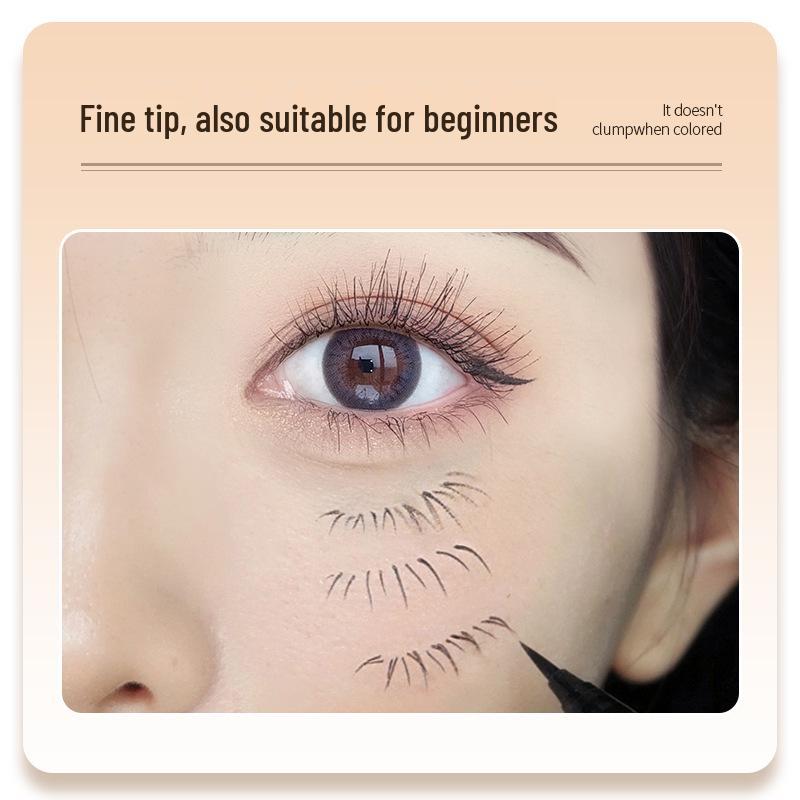 Hua Xue Er White Liquid Eyeliner: Waterproof, Smudge-Proof, Long-Lasting for Comic Con, Cosplay, Stage Makeup, Beginners.