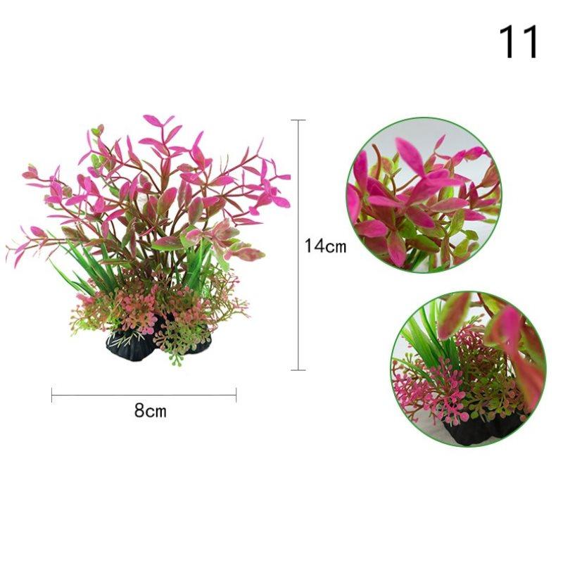 13 Kinds Artificial Aquarium Decor Plants Water Weeds Ornament Aquatic Plant