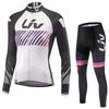 2026 Long Sleeved Cycling Suit Set  Women's Cycling Bib Women's Exclusive Seat Cushion Autumn Winter Cycling Sportswear Set Road Cycling Top