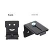 Adjustable Soundbar Wall Mount Bracket Heavy Duty Aluminum Alloy Construction for Home Theater TV Sound Systems