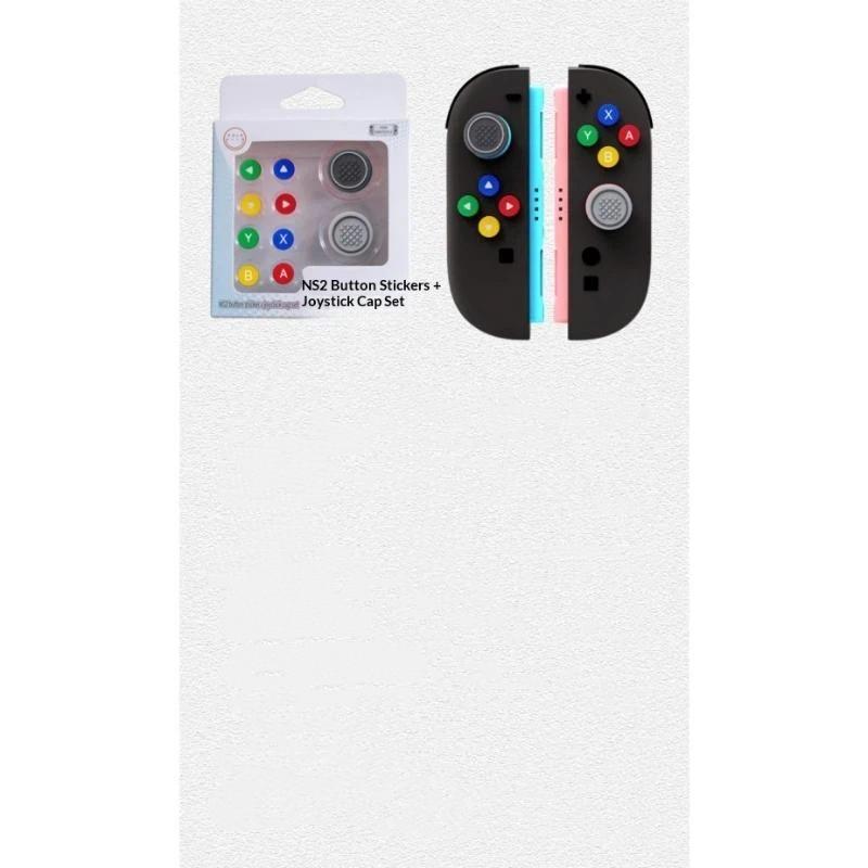 Thumb Button Caps For Switch 2 Joysticks Controller Colorful Silicone Cap For Switch 2 Handle Accessories