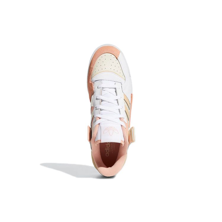 Adidas Forum Exhibit Low Cream Halo Amber Unisex Sneakers Cloud-White Cream-White GZ5389