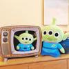 21/35cm Aliens Plush Toy Fluffy Lovely Three-eyed Monsters Doll Plushies Storytelling Props Home Decoration Fully Filled Movie Anime Doll