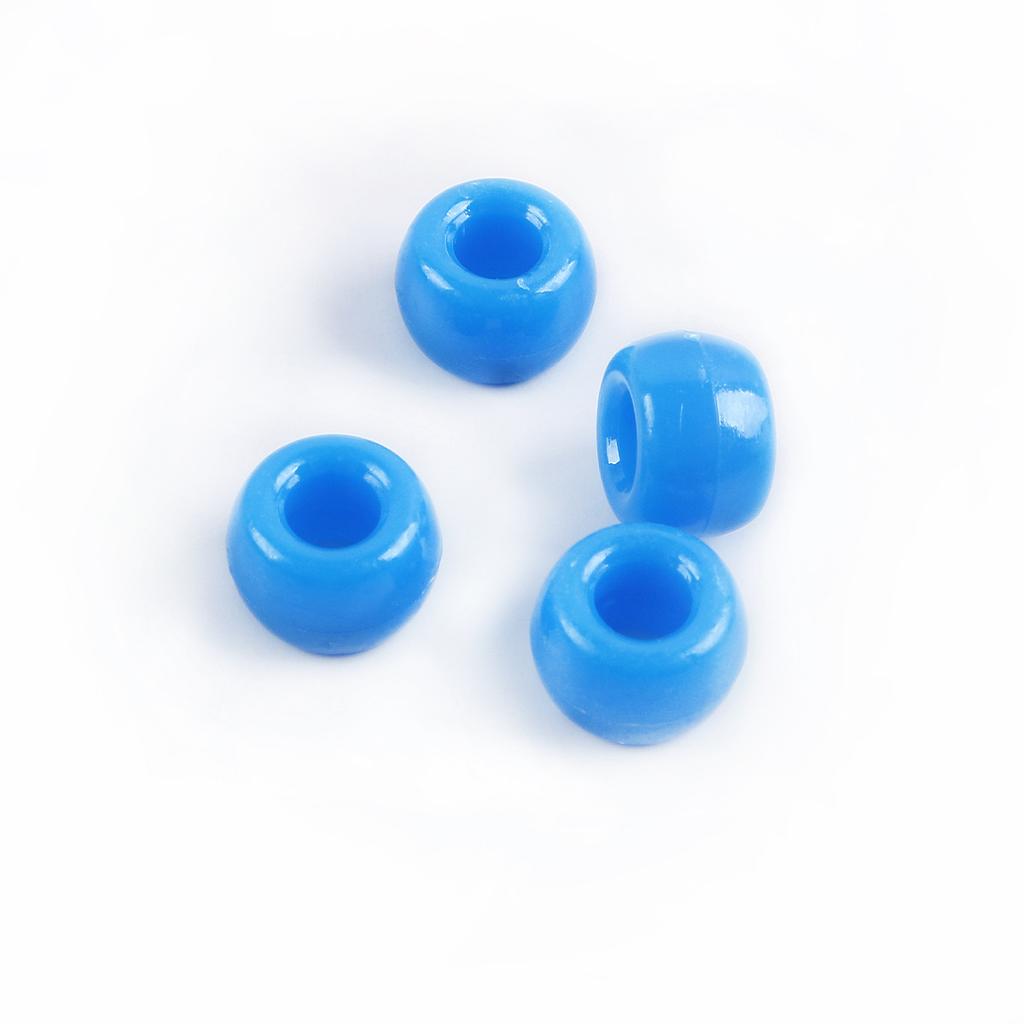 Acrylic Pony Beads Large Hole Beads Dreadlocks Solid Color Bucket Beads Diy Mobile Phone Chain Necklace Loose Beads Jewelry Accessories