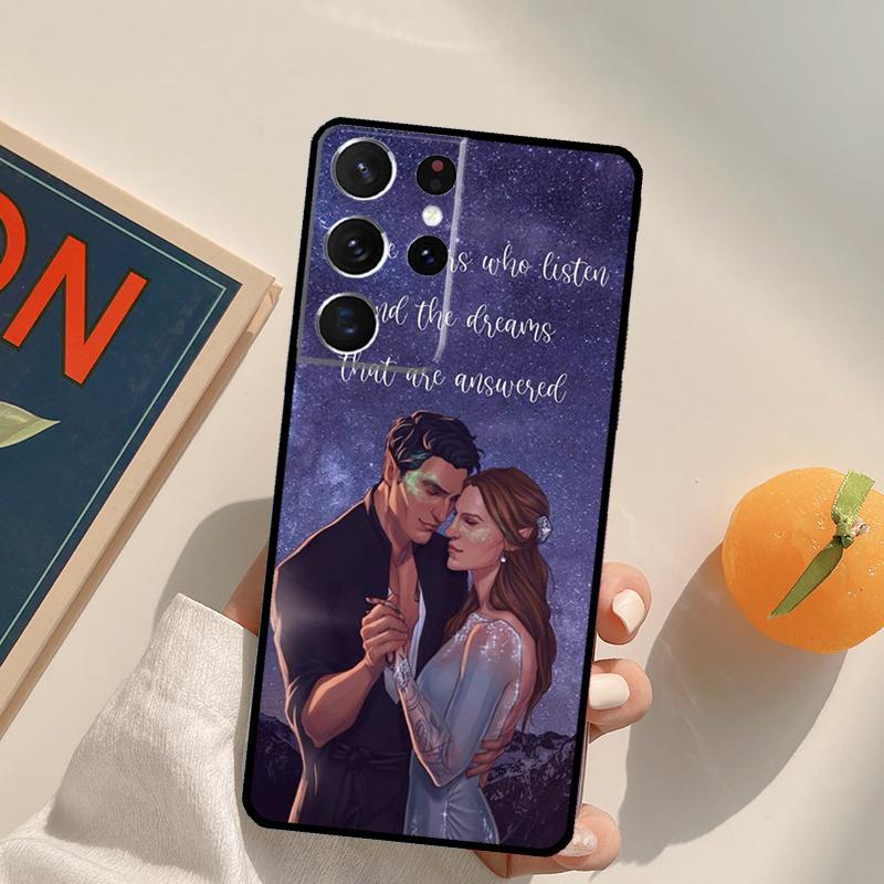 Fury Sarah J Maas A Court of Mist Phone Case For Samsung Galaxy S24 S25 S26 Ultra S20 S21 S22 S23 Plus S10 S25 FE Back Cover