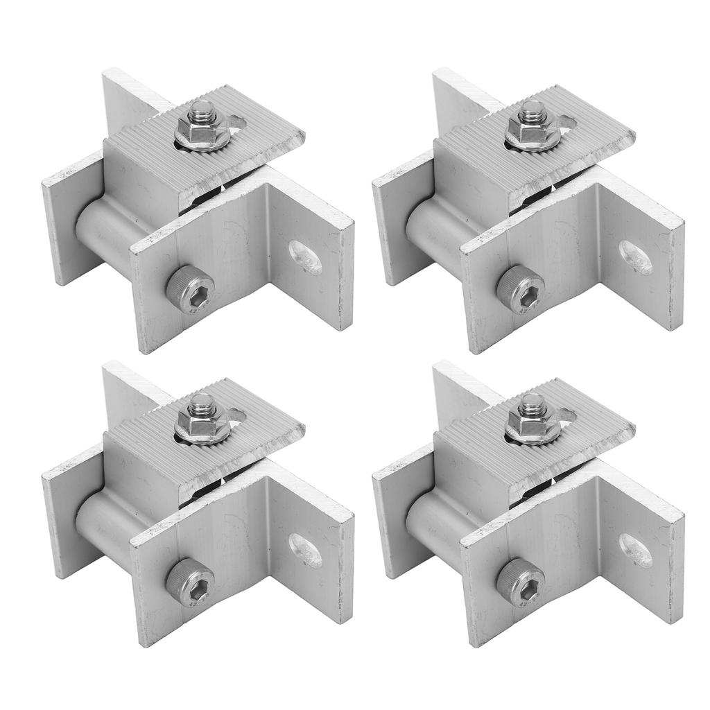 4er Set Solarmodul Montagehalterung Fuß Aluminiumlegierung Korrosionsschutz Rostfrei Solar PV Frontstütze für Dach