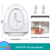 Universal Thickened UV Slow-Close Toilet Seat Cover with Quick Release for Home Use
