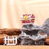 Cute Resin Pirate Gold Treasure Chest Cartoon Mediterranean Aquarium Decoration