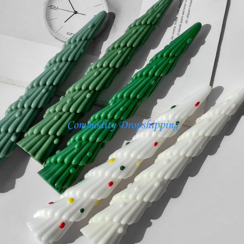 Y5JC Pillar Silicone Mold Christmas Tree Silicones Mould Heat Resistant China Mainland