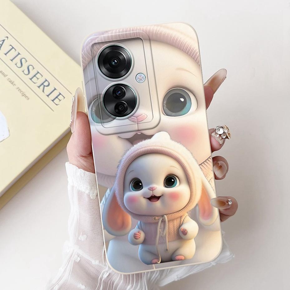 Cute Cartoon Phone Case For OPPO Reno11 F 11 11Pro 5G Soft Silicone Shockproof Cover For Oppo Reno11 Pro 11F Cases Bumpers