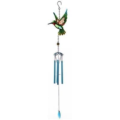 Garden Decoration Metal Hummingbird Wind Chime Creative Vintage Bell Pendant Exquisite Hanging Decoration Tree