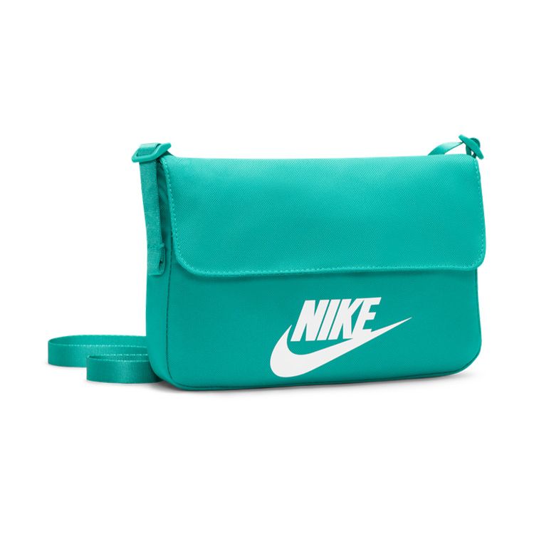 Nike Sportswear Futura 365 Logo Fabric Crossbody Shoulder Bag Unisex bags Sea-God-Green CW9300-370