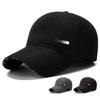 Men's Elderly Duckbill Cap: Warm Ear Protection Soft Top for Dad & Grandpa