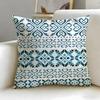 Fair Isle Muster Kissenbezug Weich Leicht zu Waschen Kissenhülle Vielseitig für Sofa Bett Reise und Büro