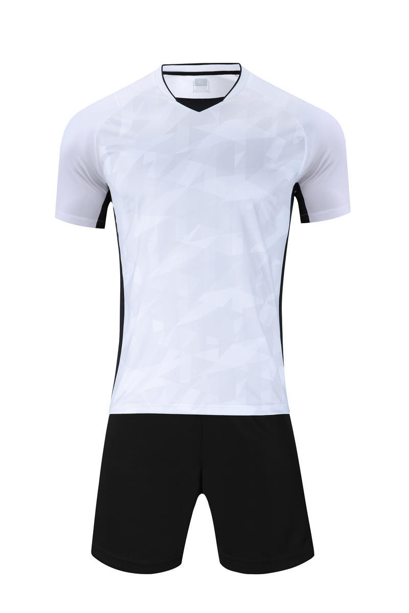 

Summer Football Fan Jersey Short-Sleeved Jersey Jersey Set Adult Children S Men S And Women S Sports Training 6311 3XS белый