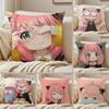Anya Forger Pillow Case Anti-dustmite Pillowcase Invisible Zipper Silky Short Plush Sofa Cushion Cover