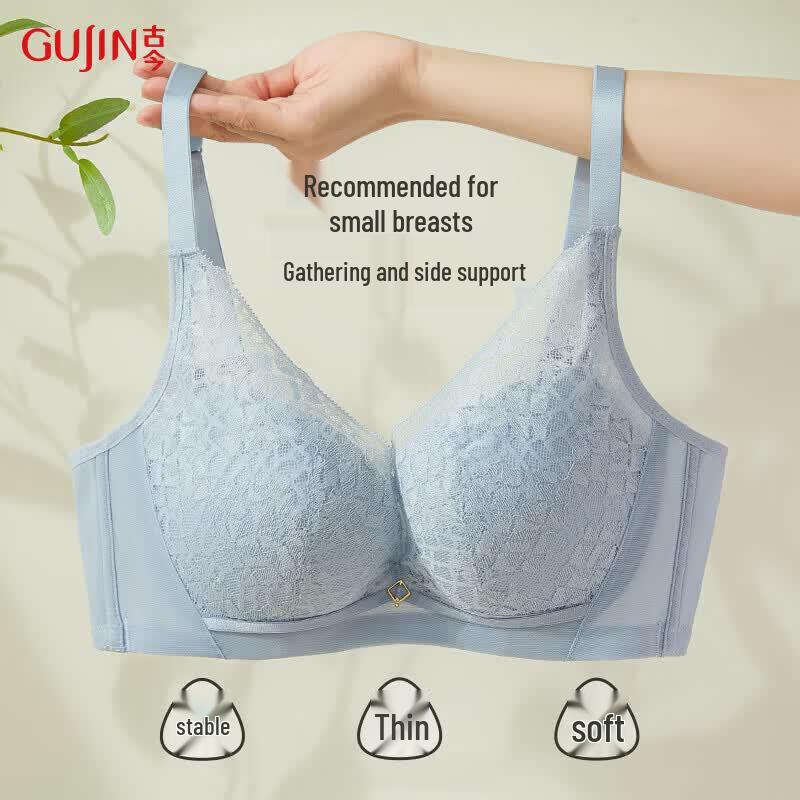 GuJin Women s Lace Soft Underwire Bra for Small Bust A80