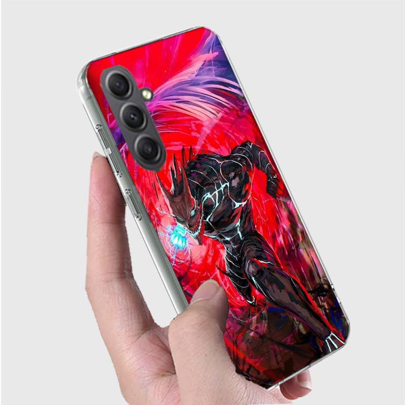 Kaiju No. 8 Anime Phone Case for Samsung A16 A26 A36 A56 A17 A37 A57 A07 A06 A02S A03 A04S A05S Galaxy Note 20 10 A50S A71 A51 A
