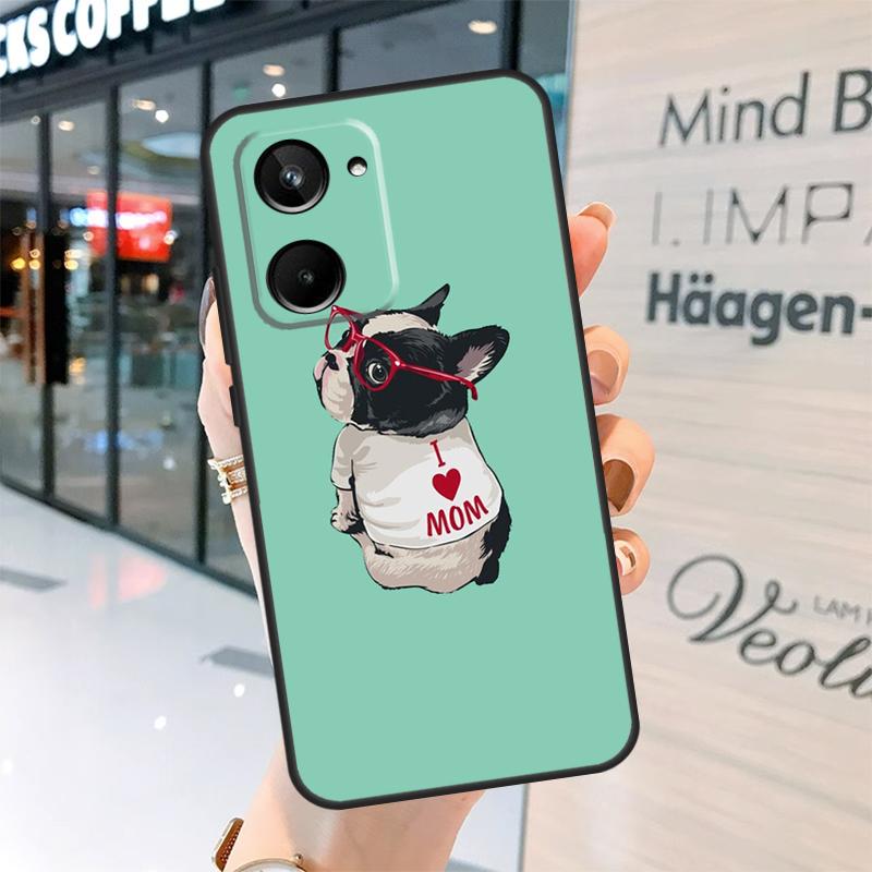 Boston Terrier Dog Case For Realme 15 13 12 10 11 14 Pro Plus GT6 GT7 C15 C35 C53 C55 C61 C63 C65 C67 C71 C75