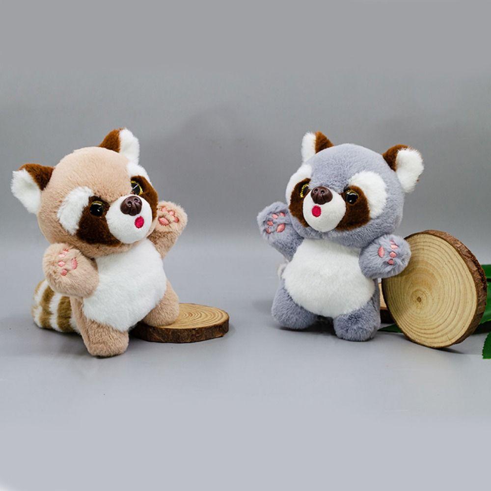 Plush Raccoon Plush Keychain Stuffed Animals Stuffed Animal Keyring  Bag Pendant