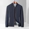 New Men's Jacket Spring and Autumn Jacket Middle-aged High-end Business Casual Jacket Dad Lapel Top