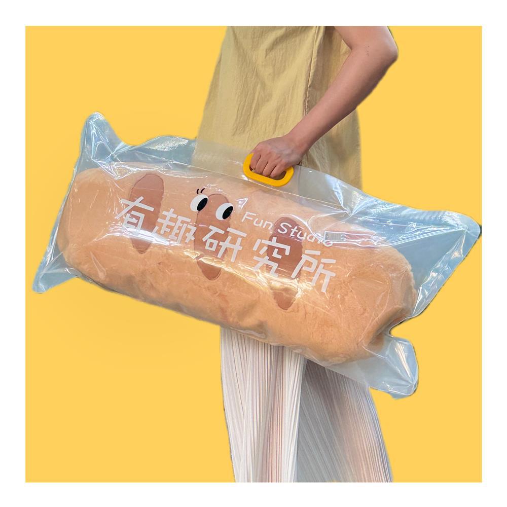 Poduszka Zagłówek Chleb Bagietka - Długa Poduszka do Spania, na Kanapę i Dekoracyjna