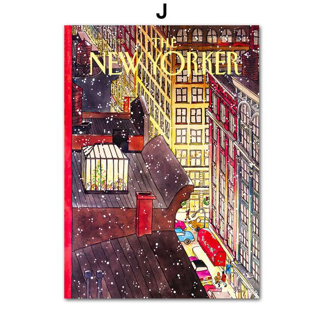 Weihnachten Santa Claus Candy Vintage Magazin Cover Wand Kunst Leinwand Malerei Poster Und Drucke Wand Bilder Für Schlafzimmer Dekor Kein Rahmen