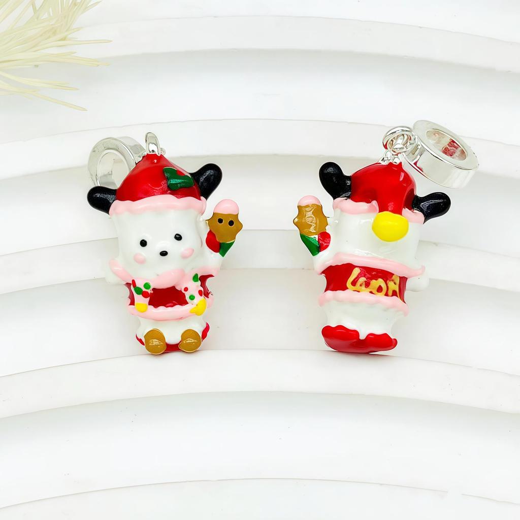 DIY Hand-Painted Pacha Dog Anime Beads for Cute Jewelry Making