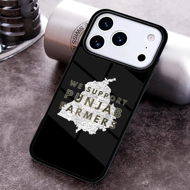 Punjab Map Outline soft Phone Case for iPhone 17 16 15 Pro Max Air 14 13 12 11 Plus Shockproof Capa Cover