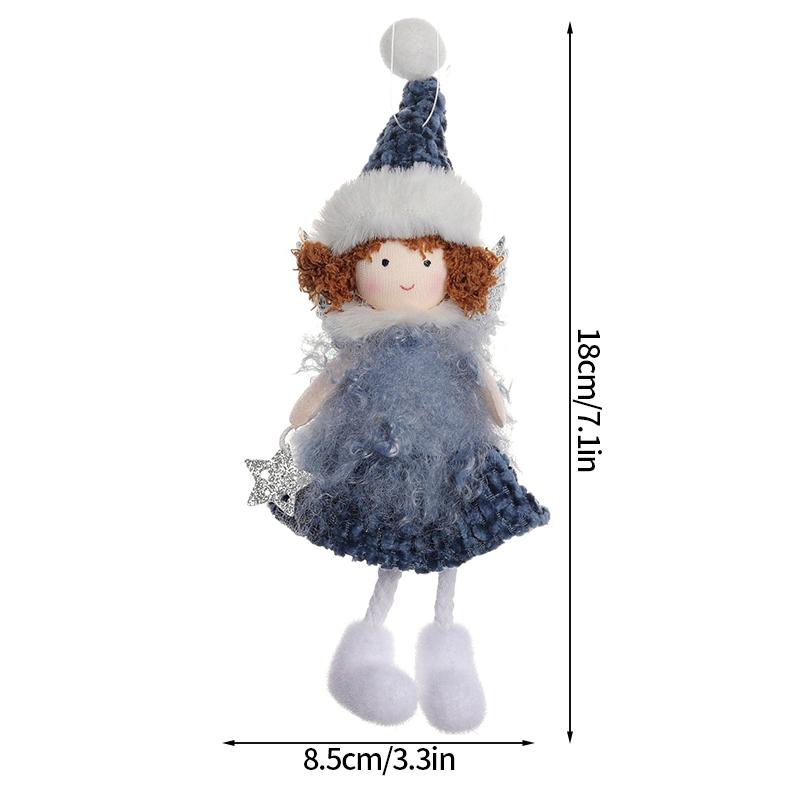 Christmas Doll Ornament Christmas Decoration 2025 Christmas Tree Hanging Pendant New Year Angel Doll Festival Gift for Children