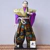 Traditional 12inch Japanese Samurais Dolls in Kimonos for Home Display and Collector's Item