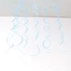 Festival & Birthday Swirl Ceiling Decorations: Hanging PVC Ornament for Windows, Corridors, and More.