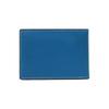 COACH 3 IN 1 Wallet 11 Printed Logo Solid Color Calfskin Card Holder Wallet Men's Blue