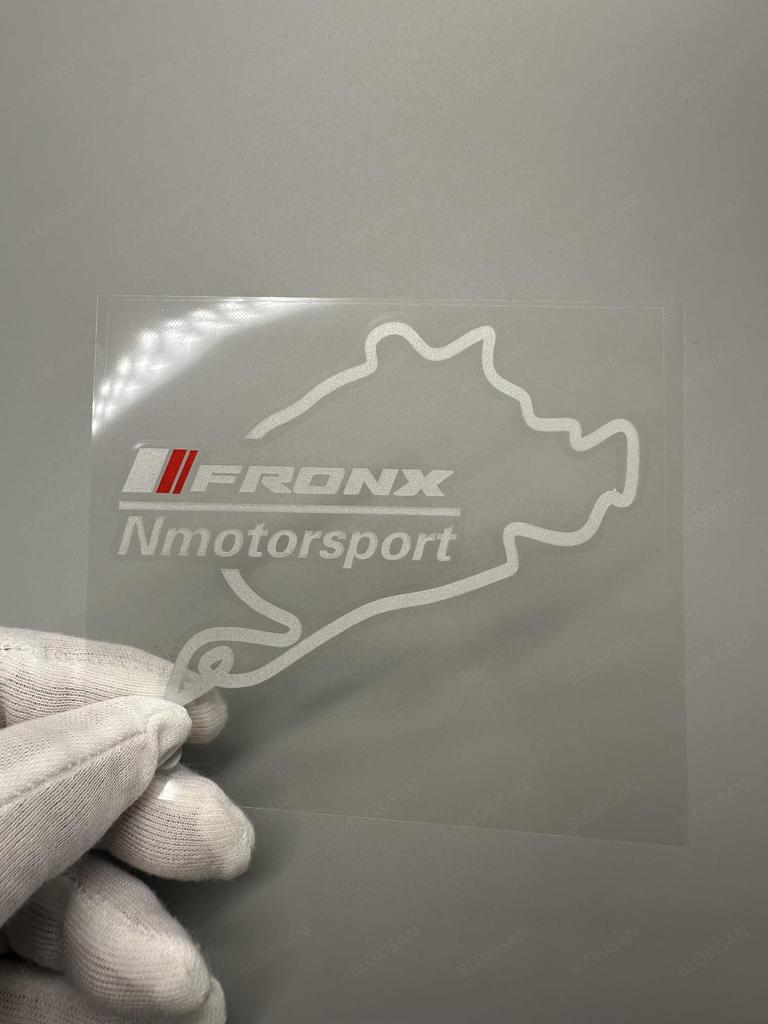 FRONX Fuel Outlet Cover Sticker Rear Glass Rear ZC33S WD System WE System Fuel
