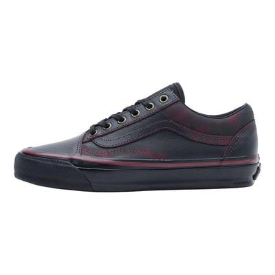 Tania Cruz x Prémium Old Skool Sötétpiros Dörgölős Uniszex Sneakerek Fekete VN000EDAKRK