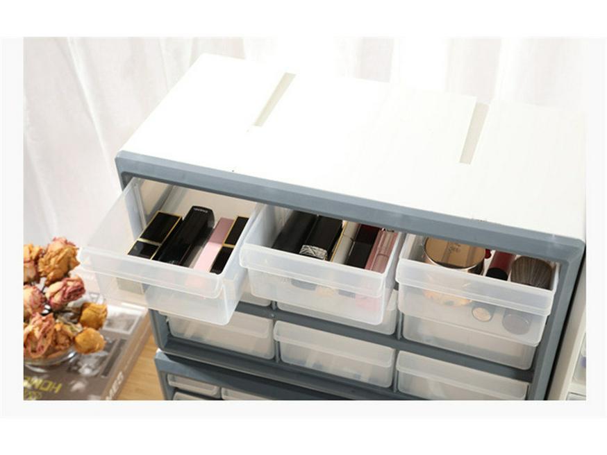 Combinable Drawer-Style Compartment Box for Screws, Parts, Building Blocks, and Electronics