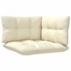 vidaXL 3-tlg. Garten-Lounge-Set mit Kissen in Creme Massivholz Kiefer