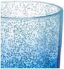 Ethical, Unbreakable, BPA-free OCEANIC OMBRE Glass Tumbler for Coffee or Drinking. Approximately 367ml Capacity, 11cm Tall, and Weighing 106g.