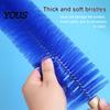 Energy Efficient Dust Brush Fan Cleaning Brush, Reusable Collector, Non-Detachable Bendable Design, Cobweb Remover Multifunctional Removal for Blinds