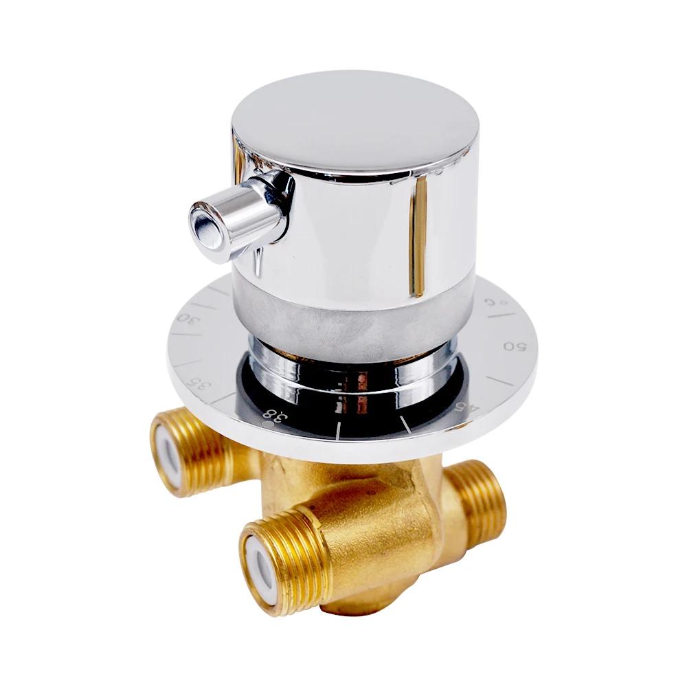 Split Type Thermostatic Shower Cabin Faucet Tap Shower Bath Brass Mixer Diverter 2/3/4/5 Output Screw Thread Or Intubation