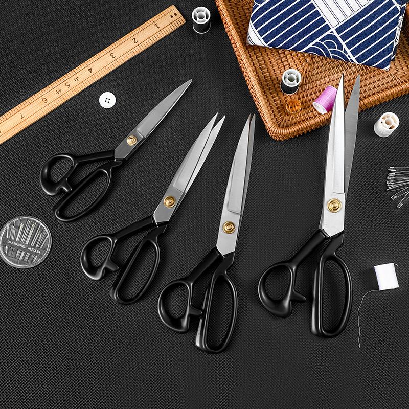 10 Inch Stainless Steel Tailor's Scissors For Fabric Professional Sewing Tool Garment Scissors Durable