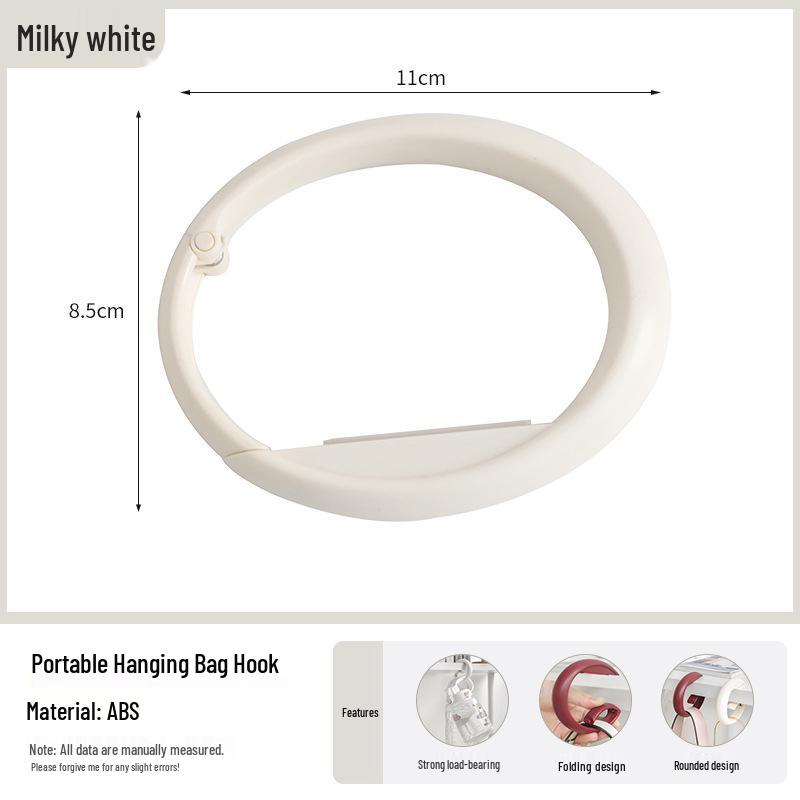 Portable Table-Side Bag Hook for Classroom Desks