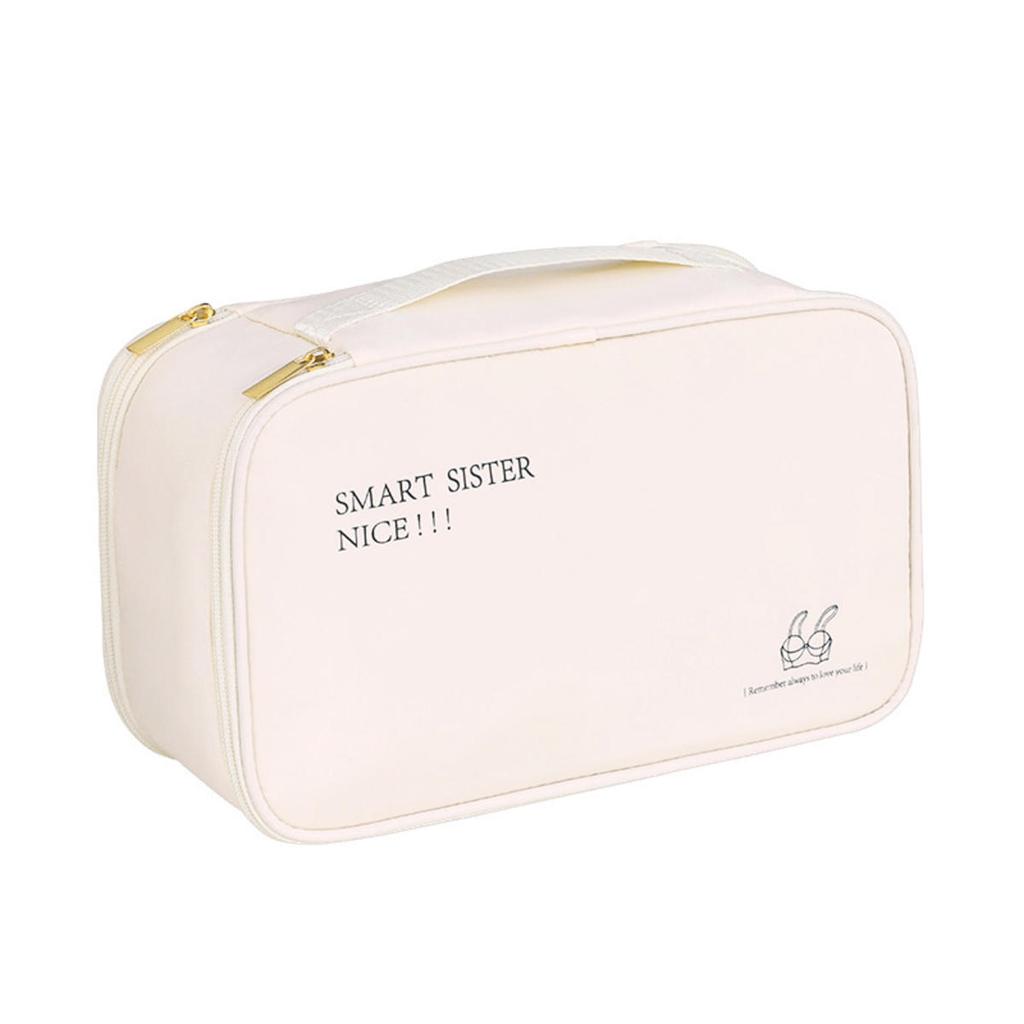 Travel Storage Bag Portable Underwear Pantyhose  Socks Organizing Pouch  Double Layer Large Capacity Luggage Bag Travel Essentials