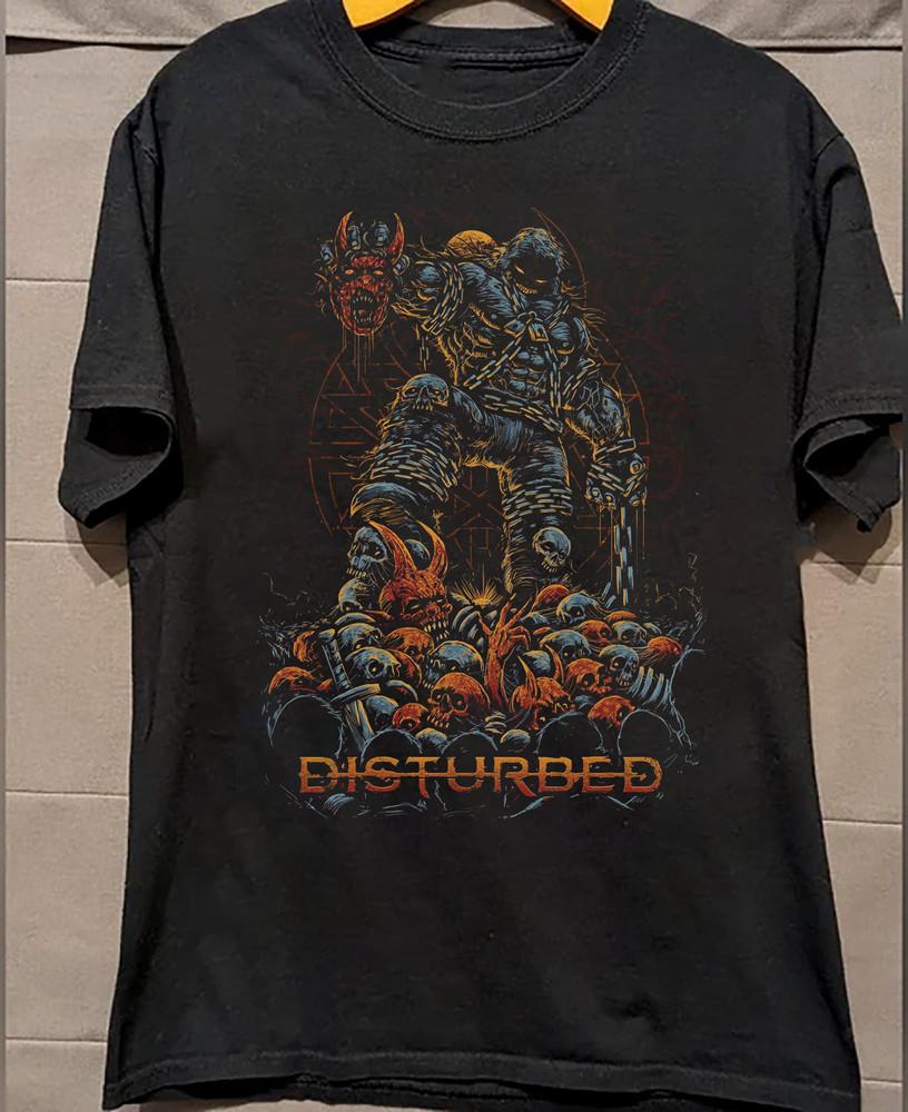 

HOT! Disturbed Black Cotton All size S-5XL Unisex AD596 Unisex T-Shirt L