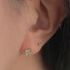 BettyU 14k 18k clover cut piercing