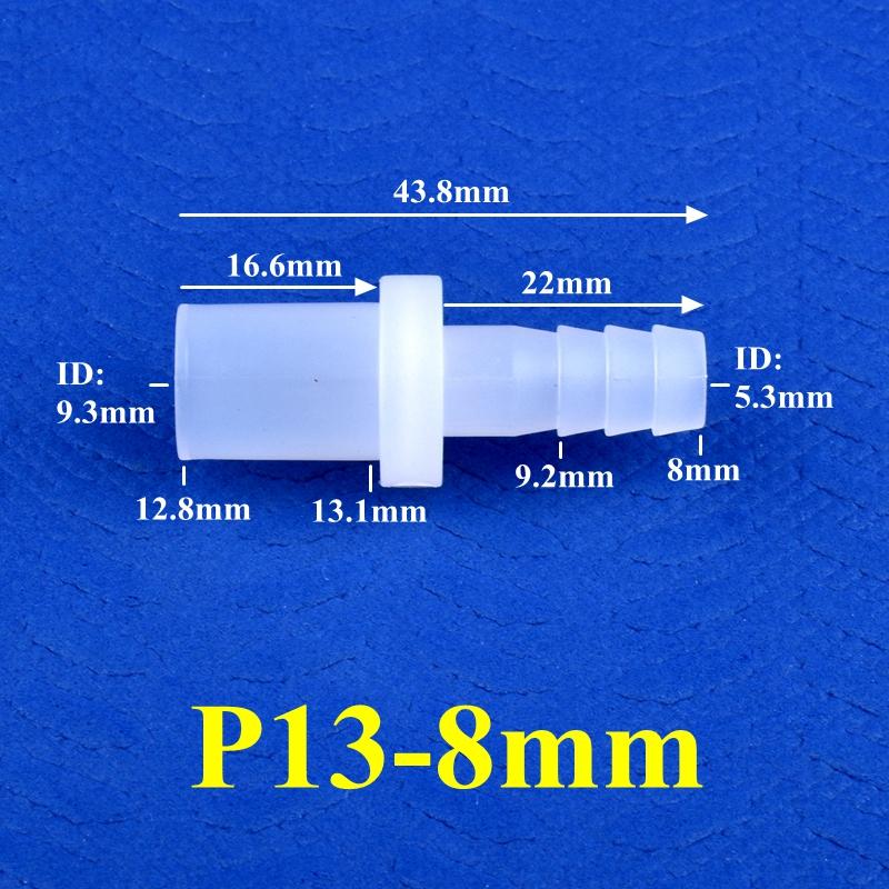 10 Stück/Los 9,5~25mm Flach auf 8~25mm Pagode Direktverbinder Aquarium Tank Anschlüsse Luftpumpe Schlauchverbinder Garten Tropfbewässerung Rohranschlüsse