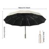 Paraguas Automático Resistente al Viento 60 Varillas Sombrilla Protección UV Plegable para Hombre Lluvia Parasol Grande para Mujer