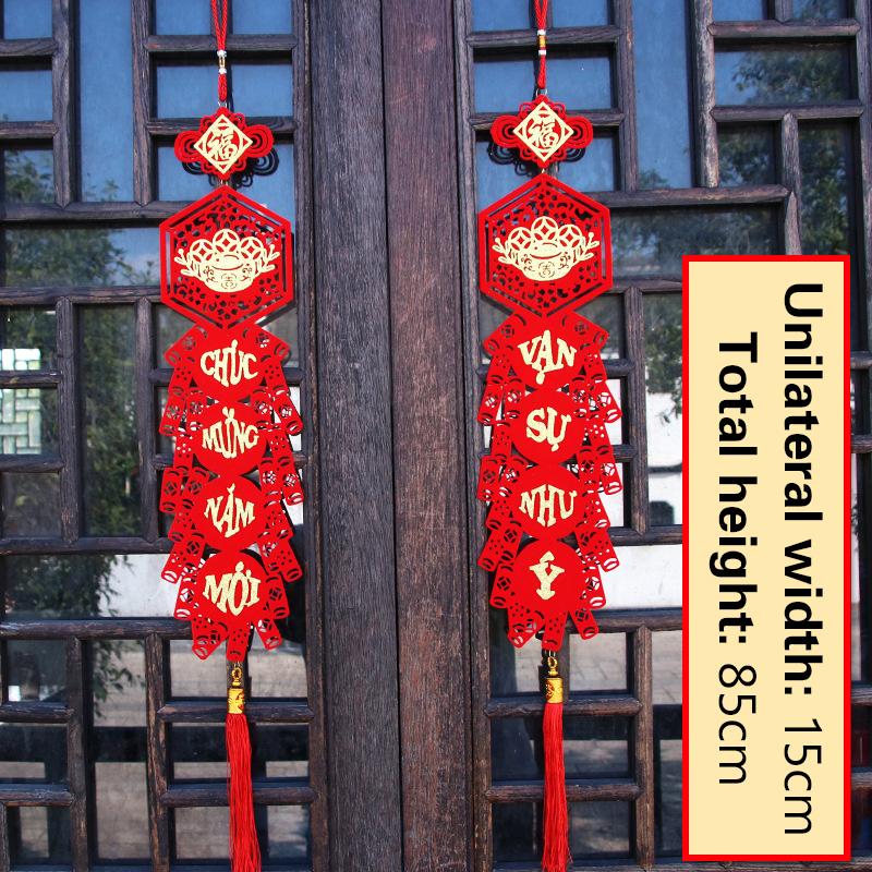 

Украшение на китайский Праздник Весны 2025 год Год Змеи Войлок Нетканый Подвесные Украшения Украшение для Дома Вьетнамский Кулон