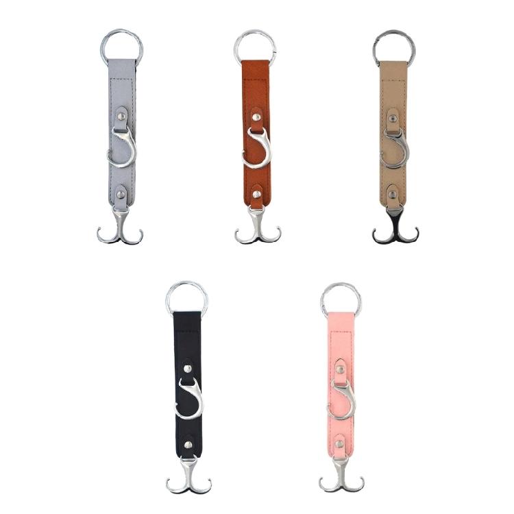 Instants Mount Car Back Hangers Leather Materials Storage Solution for Travel Accessory